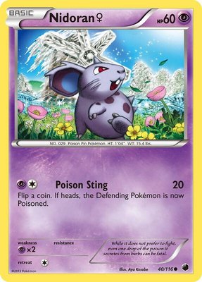Nidoran F, Plasma Freeze