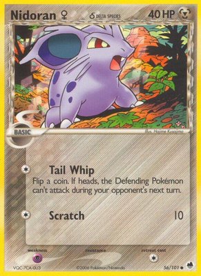 Nidoran F (Delta Species), EX Dragon Frontiers