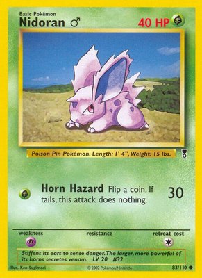 Nidoran M, Legendary Collection