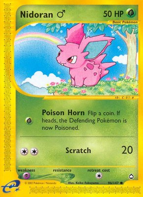 Nidoran M, Aquapolis