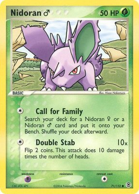Nidoran M, EX FireRed & LeafGreen