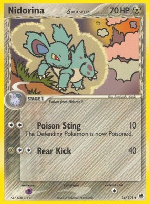 Nidorina (Delta Species), EX Dragon Frontiers