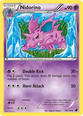 Nidorino, Plasma Freeze