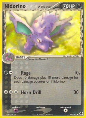 Nidorino (Delta Species), EX Dragon Frontiers