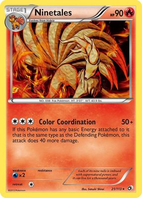 Ninetales, Legendary Treasures