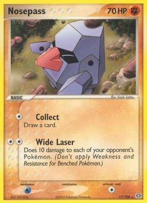 Nosepass, EX Emerald