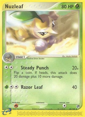 Nuzleaf, EX Sandstorm