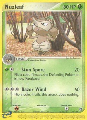 Nuzleaf, EX Sandstorm