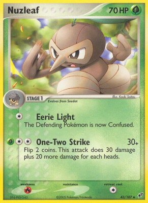 Nuzleaf, EX Deoxys