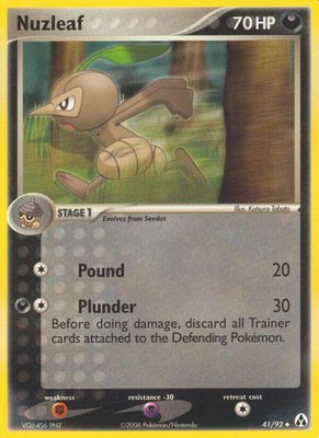 Nuzleaf, EX Legend Maker