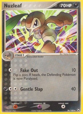 Nuzleaf, EX Power Keepers