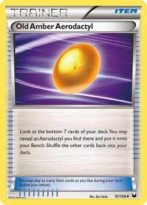 Old Amber Aerodactyl, Dark Explorers