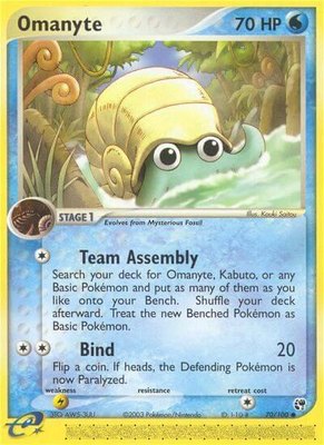 Omanyte, EX Sandstorm