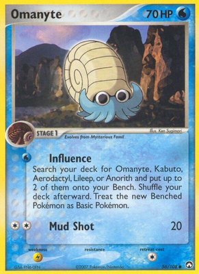 Omanyte, EX Power Keepers