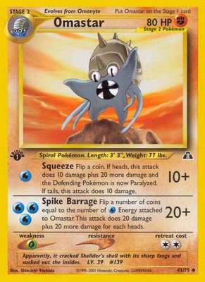 Omastar, Neo Discovery