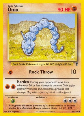Onix, Legendary Collection