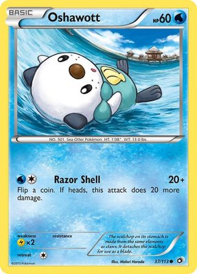 Oshawott, Legendary Treasures
