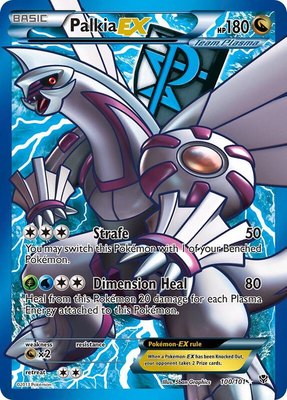 Palkia EX (Team Plasma) (100 Full Art), Plasma Blast