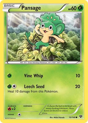 Pansage, XY Base Set