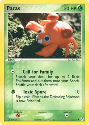 Paras, EX FireRed & LeafGreen