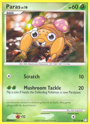 Paras, Mysterious Treasures
