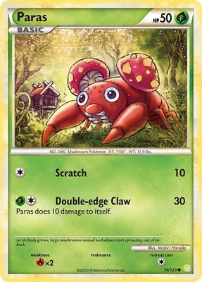 Paras, HeartGold SoulSilver