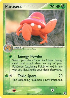 Parasect, EX FireRed & LeafGreen