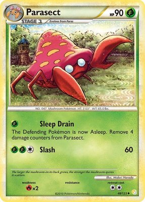 Parasect, HeartGold SoulSilver