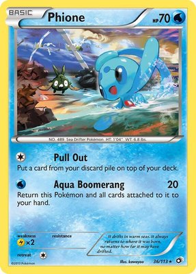Phione, Legendary Treasures