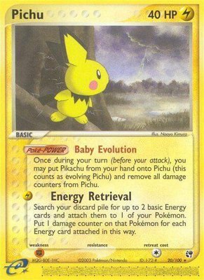 Pichu, EX Sandstorm