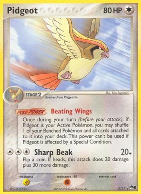 Pidgeot, POP Series 2