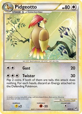 Pidgeotto, Call of Legends