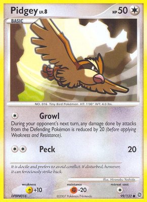 Pidgey, Secret Wonders
