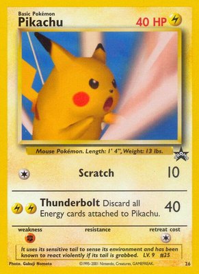 Pikachu (SNAP Promo), WoTC Promo
