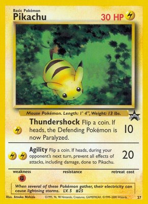 Pikachu (27), WoTC Promo