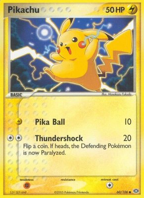 Pikachu, EX Emerald
