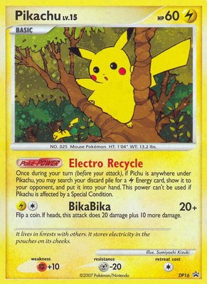 Pikachu, Diamond and Pearl Promos
