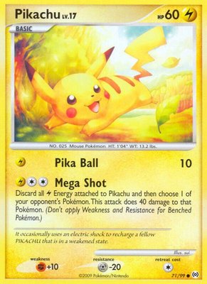 Pikachu, Arceus