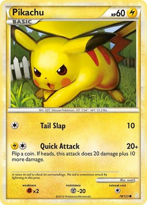 Pikachu, HeartGold SoulSilver