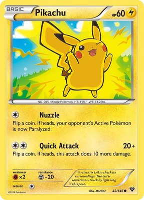 Pikachu, XY Base Set