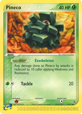 Pineco, EX Dragon