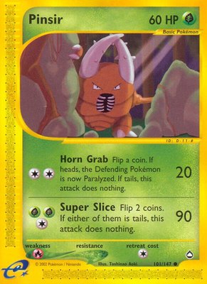 Pinsir, Aquapolis