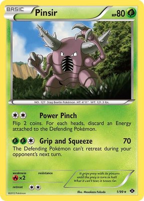 Pinsir, Next Destinies