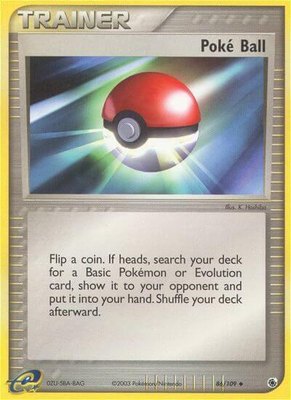 Poke Ball, EX Ruby and Sapphire