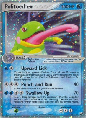 Politoed ex, EX Unseen Forces