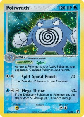 Poliwrath, EX FireRed & LeafGreen
