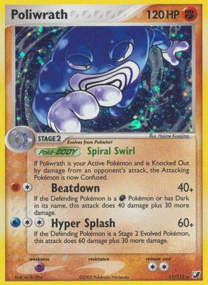 Poliwrath, EX Unseen Forces