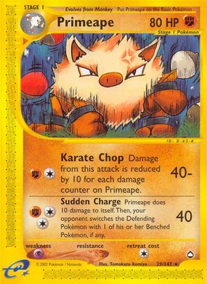 Primeape, Aquapolis