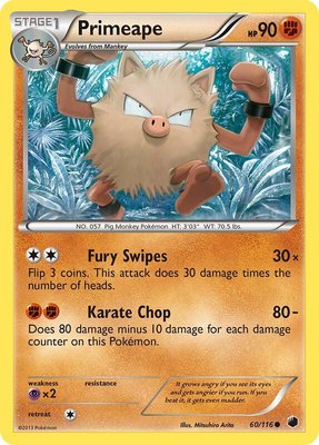 Primeape, Plasma Freeze