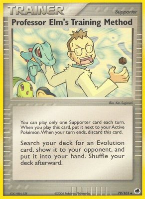Professor Elm's Training Method, EX Dragon Frontiers
